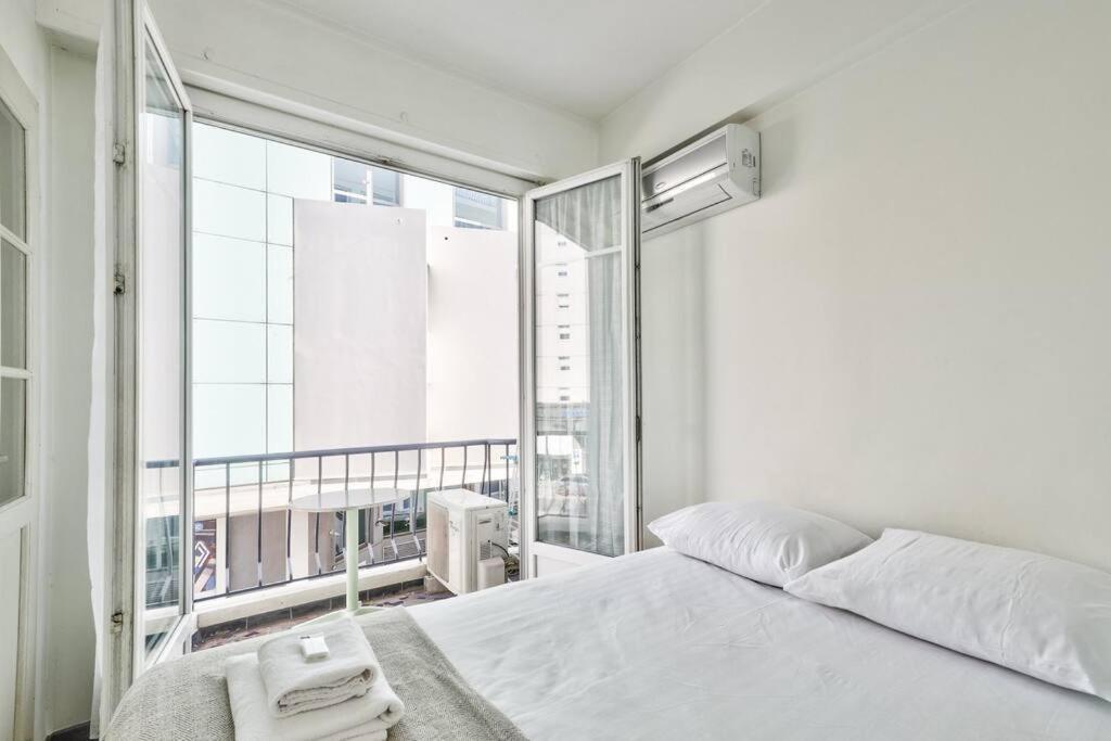 ניס L29 Lenval Beach At 1Min Walk To Sea Front Ac Balcony מראה חיצוני תמונה
