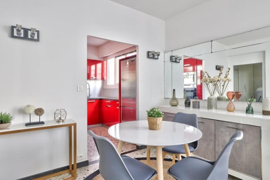 ניס L29 Lenval Beach At 1Min Walk To Sea Front Ac Balcony מראה חיצוני תמונה