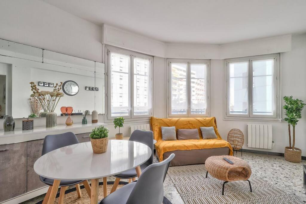 ניס L29 Lenval Beach At 1Min Walk To Sea Front Ac Balcony מראה חיצוני תמונה