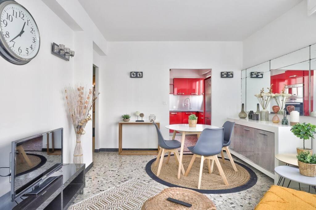 ניס L29 Lenval Beach At 1Min Walk To Sea Front Ac Balcony מראה חיצוני תמונה